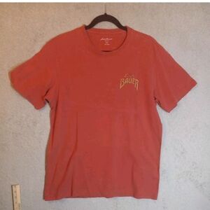 Vintage Eddie Bauer Crew Neck T-Shirt Red Men Size | M